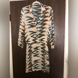 Reina Diaz abstract print dress size 11